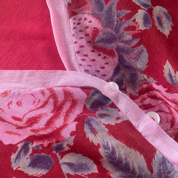 Free People Vibrant Red Top - Picture 5 of 5